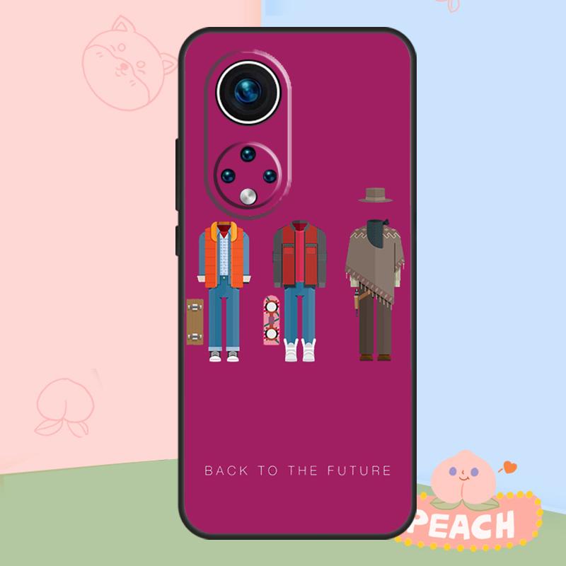 Back to the Future Car Case For Honor Magic 8 Pro 5 6 7 Lite Honor Win RT 400 200 50 70 90 X8c X9a X9b X9c X9d Cover