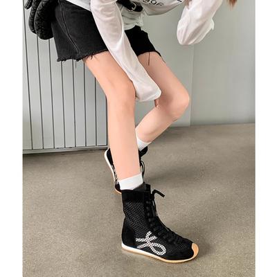 У Ван Сяоду такие же боксерки с внутренней платформой, увеличивающие рост, для женской новой универсальной модной повседневной дышащей спортивной обуви, высокие немецкие тра