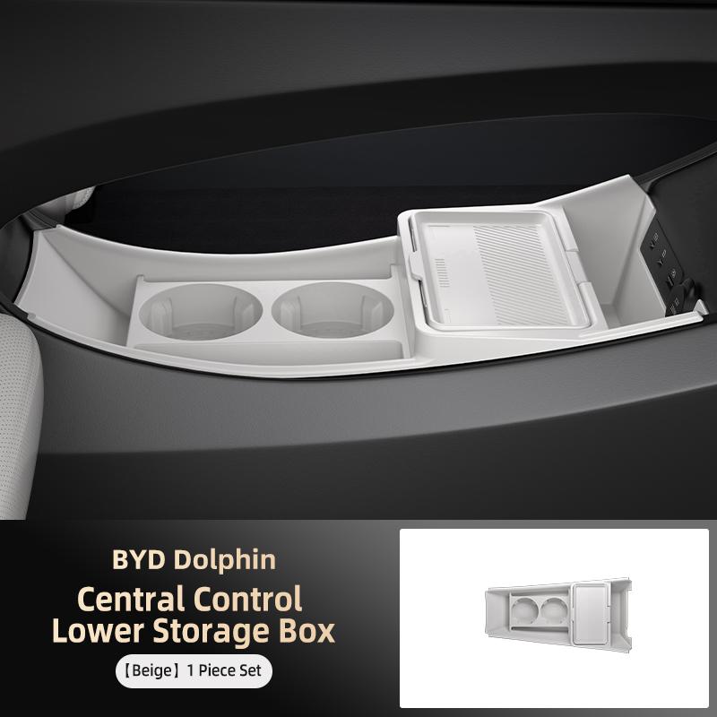 Подходит для Byd Dolphin 25 Интеллектуальный центр управления вождением Нижний ящик для хранения Ящик для хранения Автомобильные принадлежности Аксессуары