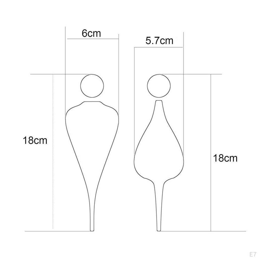 3D знак туалета, символы, вывески, идентификационная дверь