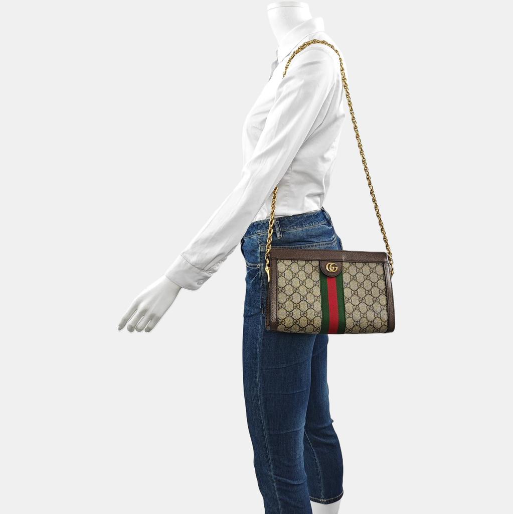 [Б/У] Маленькая сумка через плечо Gucci Ophidia 'GG Supreme' - Хорошее состояние #7W2YGM