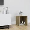 TV Stand in Sonoma Oak Finish 37 x 35 x 37 cm Particleboard