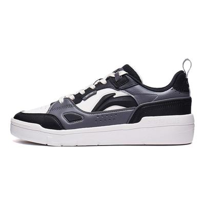 Li Ning Common 80s удобные универсальные прочные легкие низкие кроссовки для скейтбординга мужские кроссовки черные AGCT227-3