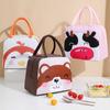 Cute Cartoon Women's Kids Lunch Bags Waterproof Insulated Picnic Foods Storage Container Handbag Thermal Lunch Box Cooler Bags