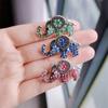 Rhinestone Brooch, Elephant Brooch Coat Coat Pin Brooch Alloy Brooch Accessories
