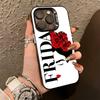 Fashion F-fridaS Kahlo-PC Phone Case For iPhone 17,16,15,14,13,12,11 Plus,Pro Max,XS,Colorful Silver Phone case Funda Cover