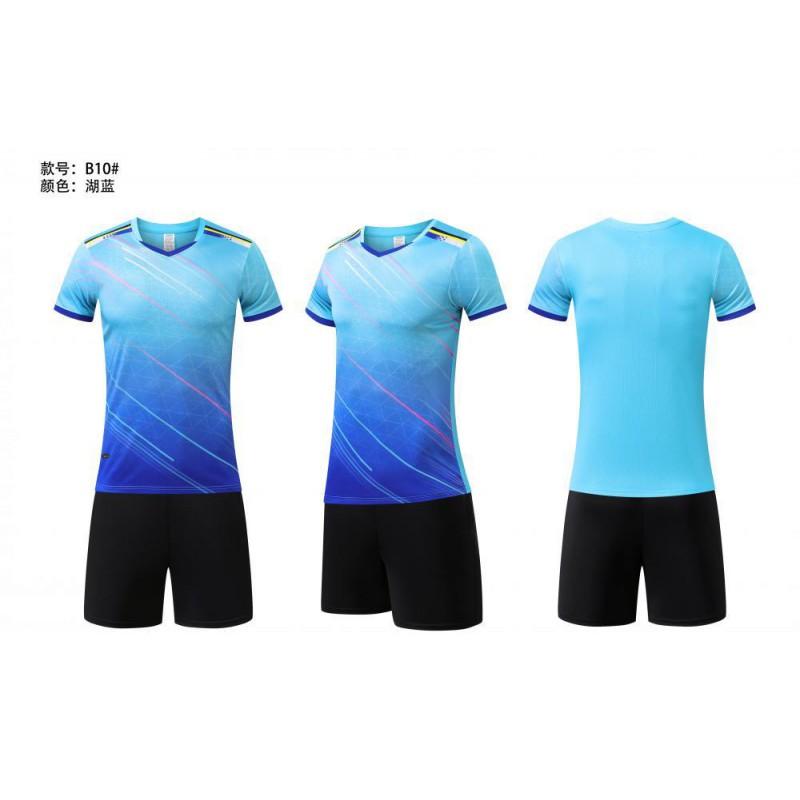Breathable Short Sleeve Sports Shirts Men Women Training Competition Tennis Badminton Volleyball Solid Color