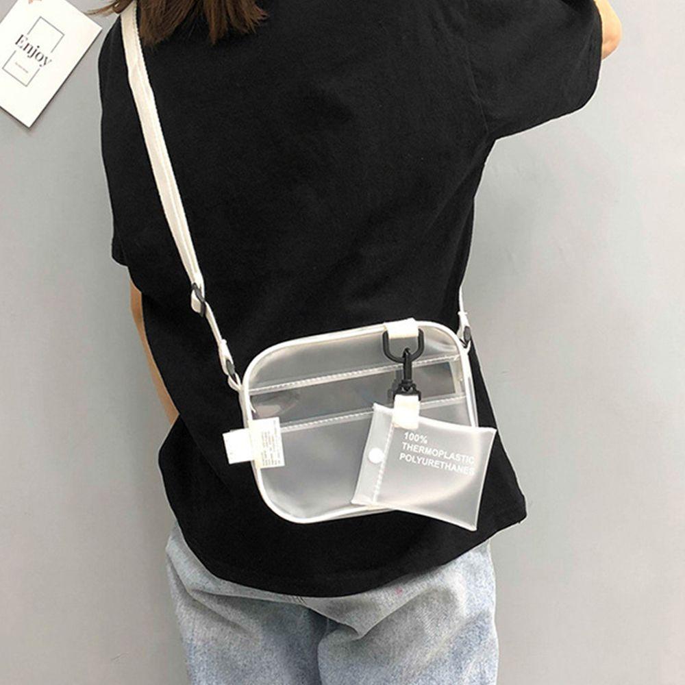 Bags Coin Purse All-match Transparent Bags Women Shoulder Backpack Crossbody Bag Korean Style Bag
