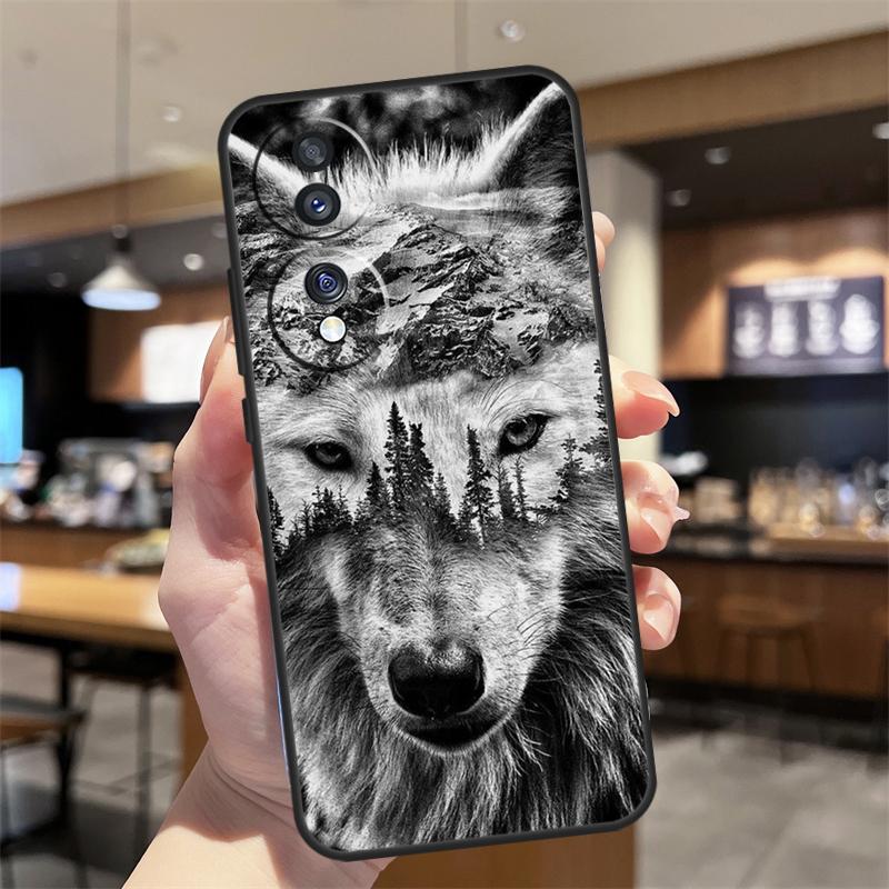 Чехол с животными Лев Волк Тигр Орел для Honor Magic 5 6 7 8 Pro Honor 200 400 50 70 90 Lite X8b X8c X9b X9c X9d Win RT