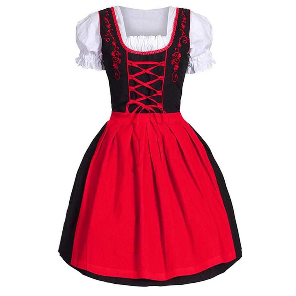 Beer Festival Costume, Women's Performance Costume, Square Neck Dress Square Neck Dress