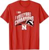 Футболка Nebraska Cornhuskers Чемпионы Big Ten 2025 по волейболу