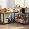 VEVOR Storage Shelves, 5-Tier Adjustable, 907.2 kg Capacity, Heavy Duty Garage Storage Shelving Unit, Metal Utility Rack Shelf