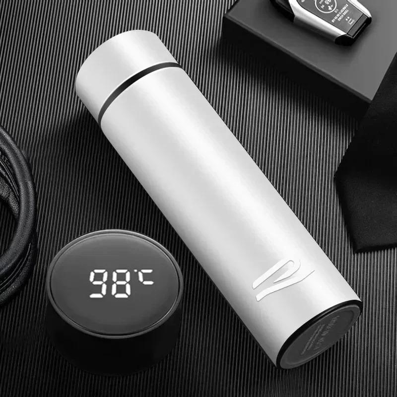 VW Car Vacuum Cup 304 Stainless Steel 500ML Thermos Mug For Volkswagen GTI Polo Golf Arteon Tiguan Touareg CC Amarok ID.3 ID.4 ze9
