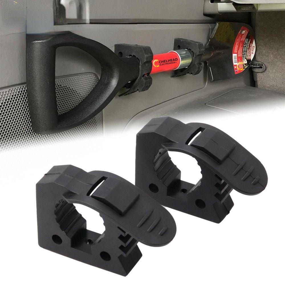 2Pcs Mounting Tools Quick Fist Clamp Mount Bracket Shovel Holder Quick Mounting Rubber Clamp  Truck