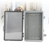 IP67 Water Proof Plastic Enclosure Junction Box, ABS Material, Stainless Steel, 6.89 .83x4.33in, Grid Mounting Panel, Outdoor Junction Box for Elect