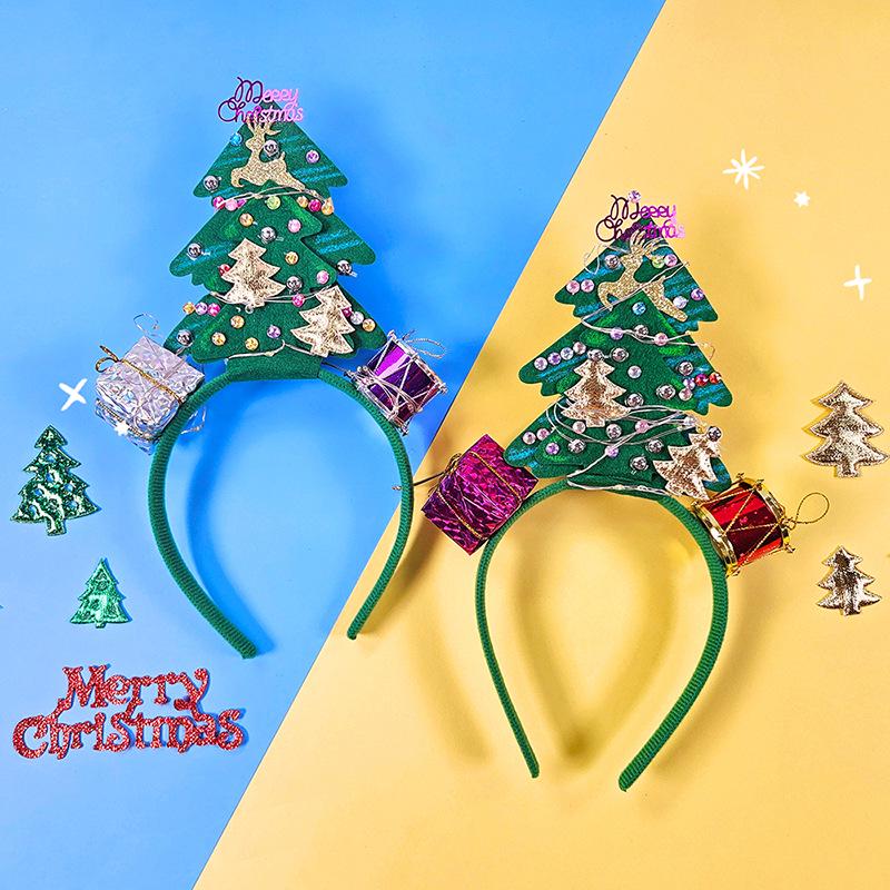 Светящийся DIY Рождественский ободок - Праздничное украшение для вечеринки