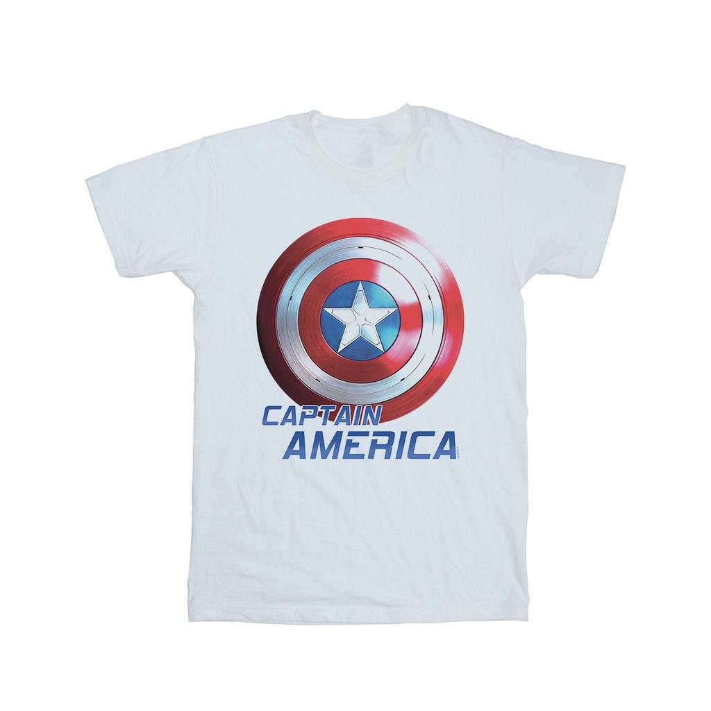 Marvel Mens The Falcon And The Winter Soldier Captain America Shield T-Shirt