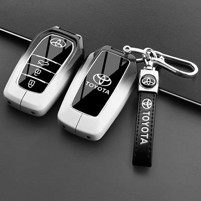 Чехол-брелок для ключа автомобиля для Prius Camry Corolla C-HR RAV4 Prado Auris Avensis Land Cruiser - Универсальный держатель для ключей Аксессуар Co