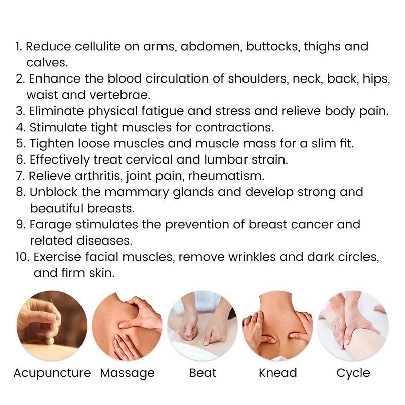 S718 Weight Loss Machine Waves EMS Muscle Stimulator Body Slimming Machine Fat Burning Bio Beauty Massager Muscle Stimulator