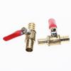 1Pc Hose Barb Inline Brass Water Oil Air Gas Fuel Line Shutoff Ball Valve Pipe Fittings