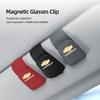 AABJU1 Car Leather Glasses Clip Sun Visor Ticket Card Storage Clamp For Chevrolet Cruze Malibu Colorado Suburban Equinox Blazer Trax