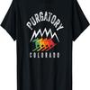 Purgatory Snowboard CO Ретро Сноубординг Колорадо Снаряжение Футболка
