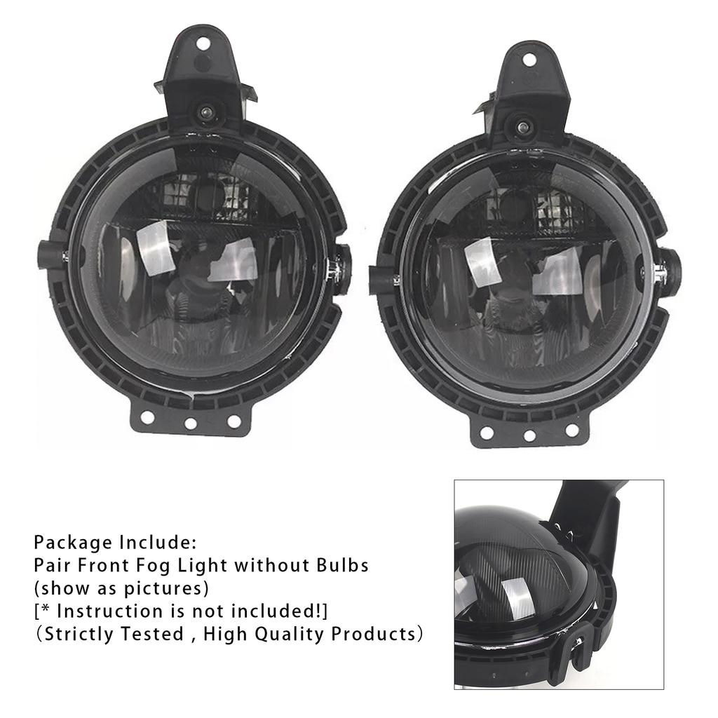 Пара передних противотуманных фар для Mini R55 R56 R58 R59 R60 63172751295 Дымчатые линзы
