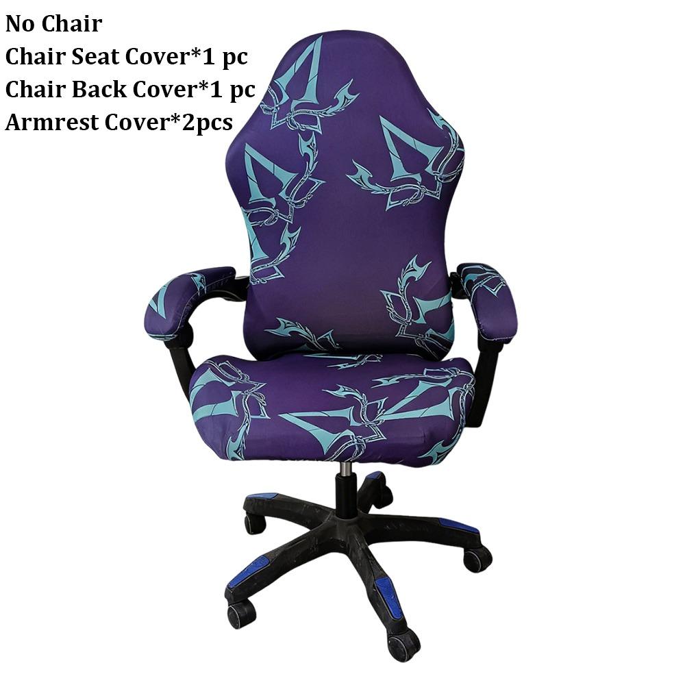 Stretchy Gaming Chair Covers Breathable Chair Cover Set Computer Chair Covers for Office Home