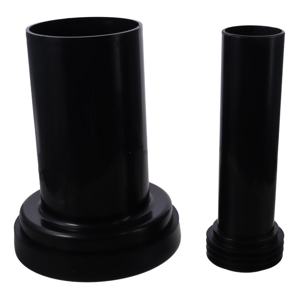 2pcs Wall-mounted Toilet Parts PP Toilet Waste Pipe Lengthened Flushing Tube Rear Discharge Toilet