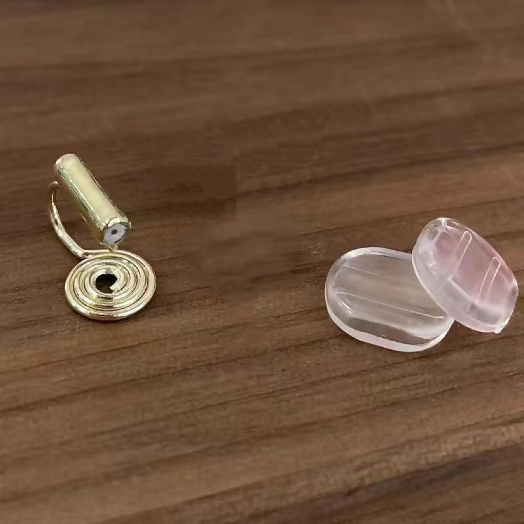 Piercing-Free Invisible Stud To Clip Earring Converter with Soft Pads