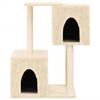 VidaXL Arbre à chat avec griffoirs en sisal Crème 86 cm 172100