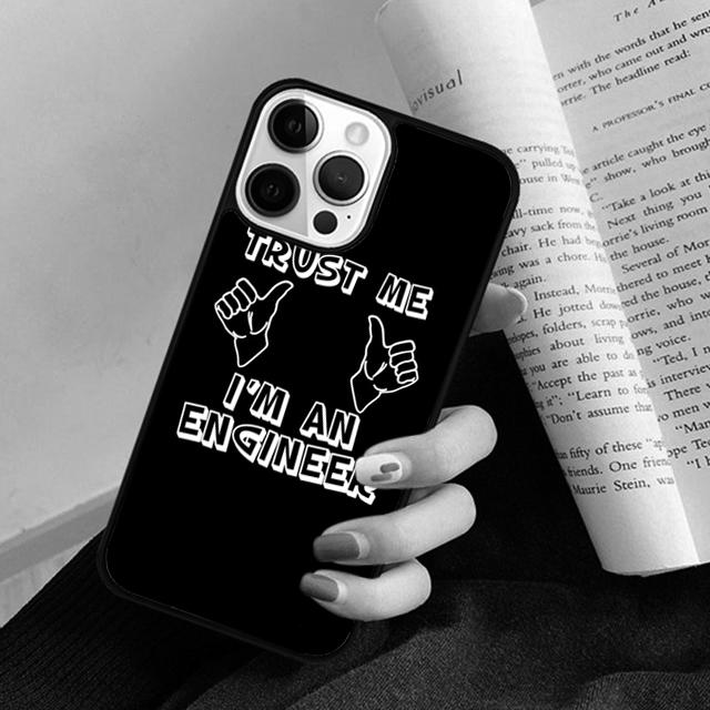 Я Инженер Я Хорош в Математике Чехол для Телефона Задняя Крышка для iPhone 17 Air 16 15 14 13 11 12 Pro Max Plus Coque