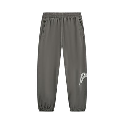 Серия спортивного образа жизни Li Ning Логотип Буква W Повседневные брюки Тканые Мужские брюки AYKWC11-3