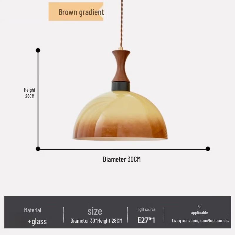 Vintage Tea Gradient Pendant Lamp