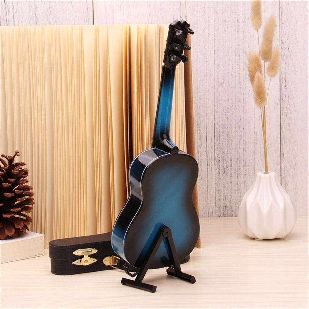 Dolls House Miniature Guitar Desk Decor Guitar Scale Model Acoustic Guitar Toys Guitar Ornaments