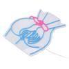 Неоновая вывеска Lady Back с регулируемой яркостью, USB-разъем, декоративная светодиодная синяя неоновая вывеска для домашнего бара