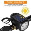 Велосипедный гудок, солнечный тип C, перезаряжаемый, 120 дБ, 600 люмен, суперяркий, линия управления, ночная езда, шоссейный велосипедный фонарь