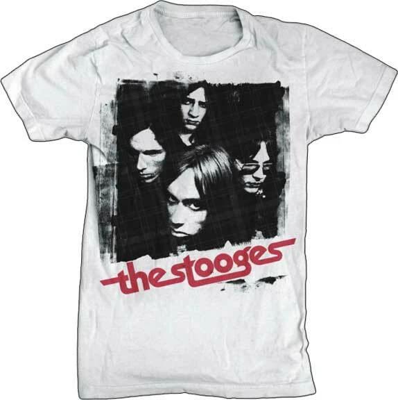 Игги Поп и The Stooges Групповое Фото Панк-Рок Музыкальная Группа Футболка IGP-1002