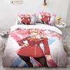 Комплект постельного белья Nwe Darling In The Franxx, покрывало, односпальное, двуспальное, двуспальное, двуспальное, двуспальное, комплект постельного белья, пододеяльник для семьи, 23 шт.