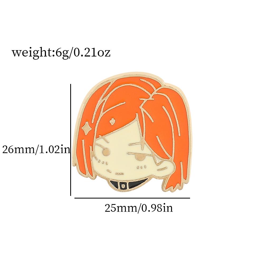 Anime Jujutsu Kaisen Alloy Brooch Metal Badge Cartoon Accessories Gojo Satoru Itadori Yuji Geto Suguru Cosplay Gift Collection