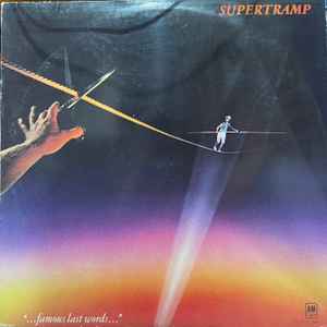 LP Пластинка SUPERTRAMP - ...знаменитые последние слова... SELRA609 Sung Eum Limite 1982 Южная Корея Рок Б/У