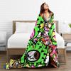 Tokidokis Kawaii Donutella Sandy Unicorno Flannel Blanket Winter Warm Throw Blanket for Girls Home Decor Bedspread Bed Cover