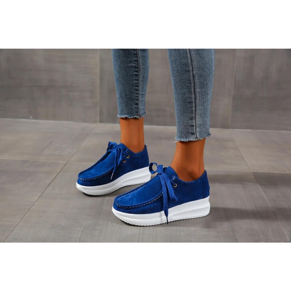 Новые массивные кроссовки женские однотонные с толстой подошвой на шнуровке для ходьбы женские дышащие нескользящие туфли на платформе