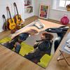 Toothless Polyester Carpet, Soft Indoor Mat for Office Chair, Living Room, Computer Desk - Decorative Home Office Rug Design
