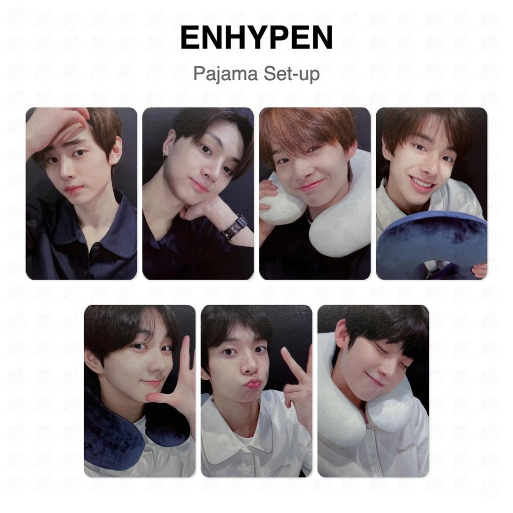 ENHYPEN Официальная фотокарточка из комплекта пижамы