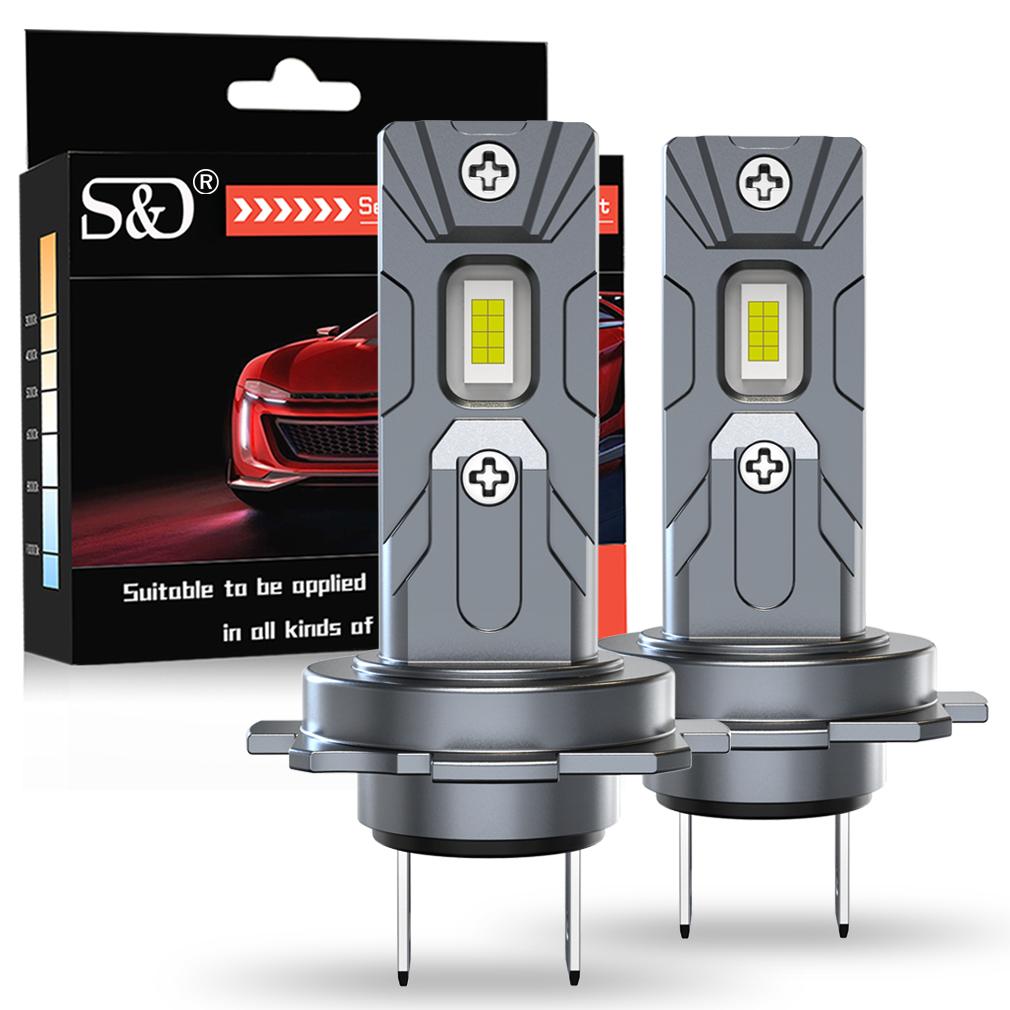 2 шт. 20000LM H7 H11 светодиодные лампы для фар H8 9005 HB3 9006 HB4 Canbus автомобильные противотуманные фары 40 Вт безвентиляторные светодиодные лампы для автоматического дальнего света 12 В 6000 К Plug&Play
