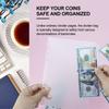 A5 6Pcs Binder Pockets Binder Zipper Folders for 6 Ring Notebook Divider Page Waterproof PVC Leaf Document Filing Bag