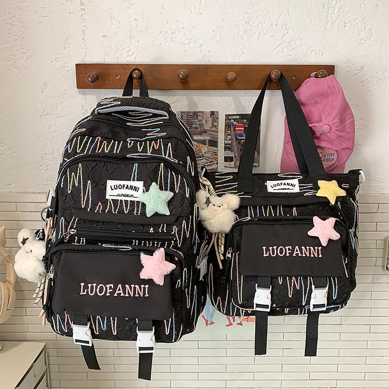 Новый высококачественный рюкзак в колледжском стиле, свежий и милый, для учеников средней школы, легкий, большой вместимости