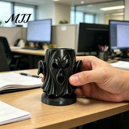 Декор стола на Хэллоуин, 3D-печатный держатель для яиц в виде призрака, Многофункциональный поднос-украшение для хранения и украшение с высококачественной текстурой, Настольное украшение,