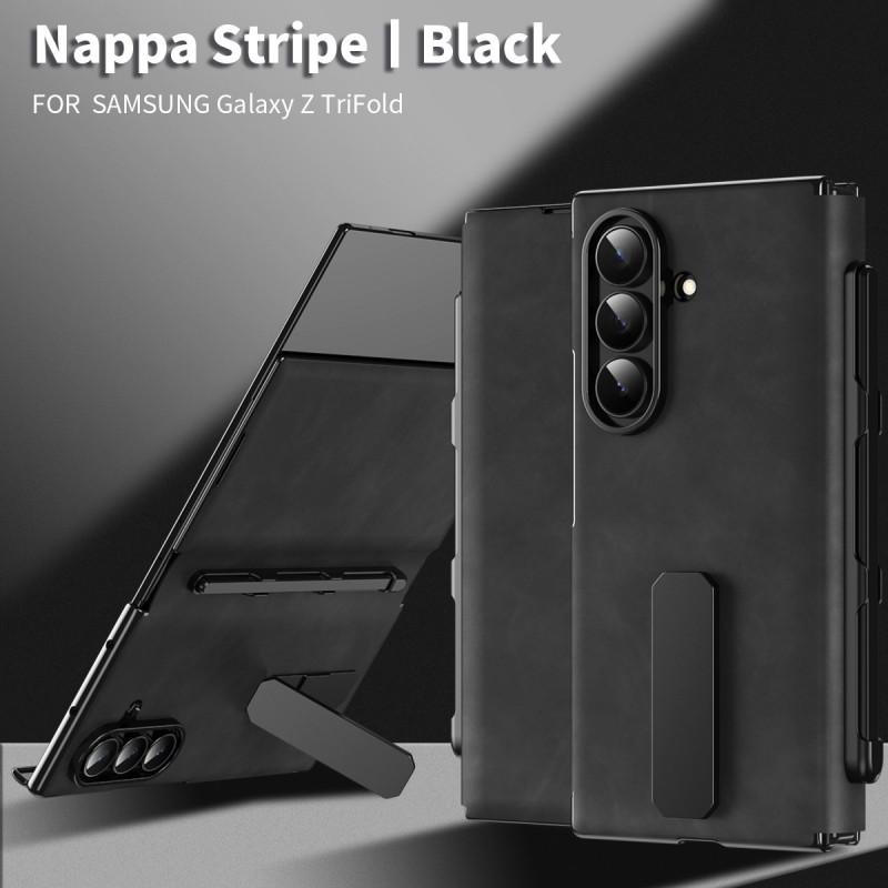 Magnetic Leather Case With Rotating Stand Z TriFold Phone Shockproof Anti-fingerprint Protector